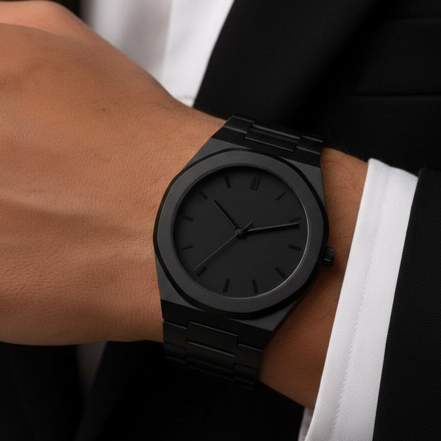 Black Arabic Aura Watch