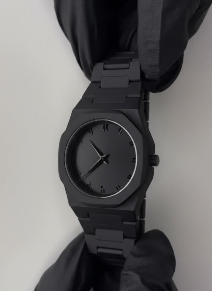Black Arabic Aura Watch